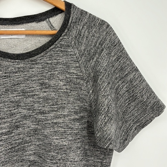 Everlane Short Sleeve Vintage Terry Pullover Sweatshirt Size Medium in Gray - Picture 3 of 7